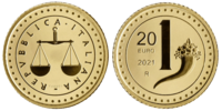 20 Euro Lira  2021