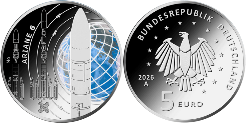 5 Euro Ariane Deutschland 