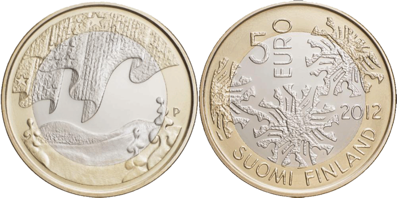 5 Euro Winter Finnland 
