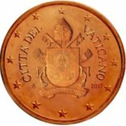 2 Cent Vatikan Wappen