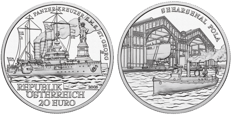 20 Euro Sankt Georg Österreich 