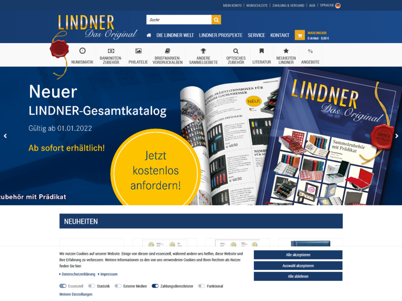 Lindner-T aggiornamenti Francobollo Anno 2024 della