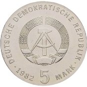 5 Mark Gedenkmünzen DDR