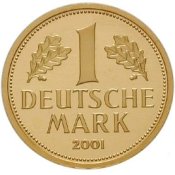 1 DM Gold-Abschiedsmark