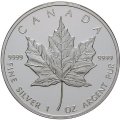 Maple Leaf Silbermünze
